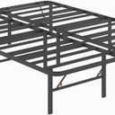 Hollywood Bed Frames Bedder Base Platform, Double, Black