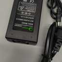 42V 2A Charger for Scooter 36V Lithium Battery, Smart Power Supply for 36 Volt Li-on (8mm 3-Prong and 5.5mm DC Connector)