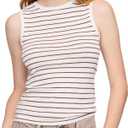 GAP Womens Sleeveless Stripe Knit Top (Medium)