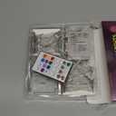 2 Pack Fairy Lights Battery Operated Color Changing String Lights with Remote, 16.4FT Twinkle Lights USB Plug or Battery Powered, Outdoor Christmas Decorations for Bedroom Wedding Party Indoor