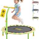 SPORTSOUL 36'' Mini Trampoline for Kids 3-6, Foldable & Spring-Free