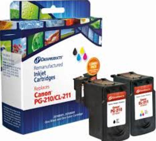 Data Products Remanufactured Inkjet Cartridges Canon PG-210/CL-211 Combo Pack