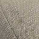 Anji Mountain 100% Handmade & Handcrafted Comfortable Home Dcor Pouf Ottoman Footrest for Living Room, Bedroom, Nursery, Kidsroom, Patio Furniture - (20" x 20" x 20" - Croissant)