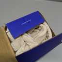 MIULEE Decorative Linen Check Euro Shams Throw Pillow Covers Neutral Farmhouse Vintage Pillow Covers 22x22 Set of 2 Boho Modern Home Decor for Sofa Couch Bedroom Cushion Natural Beige