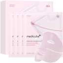 medicube Salmon DNA PDRN pink collagen jelly gel mask | overnight face mask for glass glow skin- elasticity, hydrating, firming and moisturizing | korean skincare, 28g, 4ea