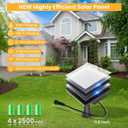 ZOTOYI 150FT Solar String Lights Outdoor Waterproof with USB Port, 73+3 Shatterproof G40 Bulbs, 4 Light Modes Dimmable Solar Powered Patio Lights for Outside Deck Backyard Porch