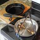 Locking 12-inch & 9-inch Stainless Steel Kitchen Tongs Set for Cooking, Grilling, and Serving  Set of 2, Heavy Duty