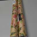 2 x LaRibbons Kraft Christmas Wrapping Paper Mini Roll, Holly Leaves and Red Berries Pattern, for Classic Christmas, Winter Holiday Gift Wrapping, 17" x 33' (46.7 sq. ft)