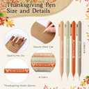 148 Sets Thanksgiving Gifts Bulk Thanksgiving Party Favors Fall Ballpoint Pen Autumn Greeting Thank You Poem Cards Motivational Fall Gifts for Coworkers Employee Teacher Women Friends