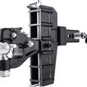 Adjustable Pintle Hitch Combination, 2.5" Receiver, 2-5/16" Ball