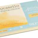 Fabriano Artistico Traditional White Watercolor Block, 140 lb./300 GSM, Cold Press, 25 Sheets, 5" x 7"