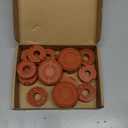 15 Pack Trimmer Spool Line for Worx,(WA0010)Replacement Trimmer Spool Line for Worx,Trimmer Line Refills 0.065 inch for Worx,Suitable for Worx String Trimmers(12 Pack Grass Trimmer Line,3 Trimmer Cap)