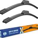 22"+18" Water Repellent Windshield Wiper Blades Replacement For Chevy Colorado 2020-2018 Aveo 11-09 CADILLAC ATS 2020-2013 GMC Canyon 2020-2018 MAZDA 6 2008-2003 Automotive Silicone Wiper Blades