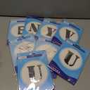 8 x Letter Balloons 40 Inch Large Alphabet A-Z Custom Name Phrase Silver Aluminum Foil Mylar Balloon Letters Reusable Balloon Banner for Birthday Anniversary Baby Shower Party Supplies Decoration