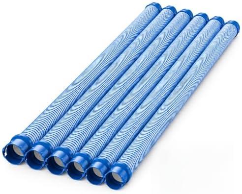 Upgrade Pool Vacuum Hose, 6 Pack Twist Lock Pool Cleaner Hose Replacement | for MX6 MX8,39-Inch Swimming Pool Vacuum Hoses, Easy Connect (6 Pack)