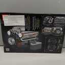 Mould King V8 Engine Building Blocks Sets, MOC Scale Model Kit with Battery and Motor, Collectible Set for Adults, Construction Toys Gifts for Friends Men Teen Youths (535 Pcs)