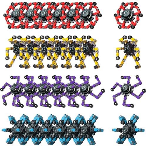 KatchOn, Transformable Fidget Toys Bulk - Pack of 16  | Robot Fidget Spinners, Christmas Party Favors for Kids 8-12 | Treasure Box Toys for Classroom | Goodie Bag Stuffers, New Years, Christmas Gifts
