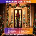 210 LED 4-Color Outdoor Easter String Lights, Seasonal Fairy Lights with 8 Modes, Waterproof Indoor Outside Decoration Lighting for Christmas, Parties, Wedding, Patio, New Year(70FT)