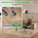 Office Chair Mat- 46" x 72" Clear Floor Protector Mat for Rolling Chair, Easy Glide Desk Chair Mat for Hardwood Floor, 46" x 72" Rectangular