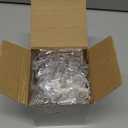 Soulchen 24 Pcs 20 Inch Christmas Icicle Ornament Set Clear Acrylic Extra Large Hanging Crystal Xmas Icicle Drop Ornaments for Christmas Winter Wedding Party Decor