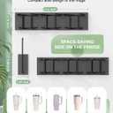 Magnetic Stanley Cup Holder for Refrigerator, Water Bottle Organizer with 2 Holders & 1 Lid Rack for Stanley 40 oz, Tumbler Lid Organizer for Stanley Cup Accessories, Ideal for Gifts