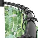 Curved Shower Curtain Rod For Bathroom 38-72 Inches, Adjustable Length, Curved Shower Rod, 0.9MM thickness, Round Shower Curtain Rods, Rotate Bracket For Large Shower Space, Need Drilling, Black