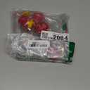 Mini Hummingbird Feeder 4 Pack 2.3oz Small Nectar Plastic Red Cute Hummingbird Feeders with Hanging Wires for Outdoor