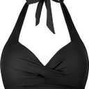 Black Swimsuit Top L