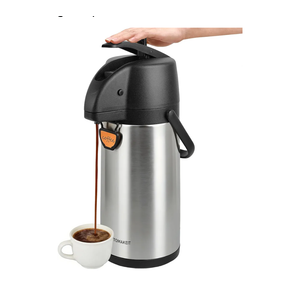 Airpot Coffee Dispenser Thermal with Pump,3L/102 Oz Insulated Stainless Steel Large Airpot Coffee Carafe Lever Action for Hot/Cold Water,Thermal Carafe for Hot Cocoa for Parties
