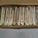 Door Hinges Polished Brass 3.5 Inch Interior Hinges 5/ 8" Radius - 18 Pack