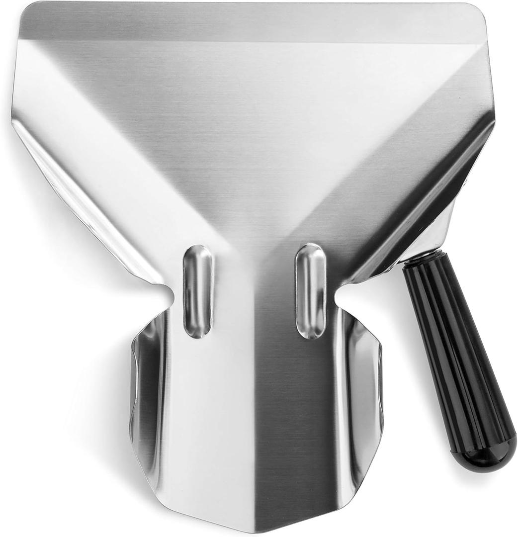 New Star Food Service 37807 Stainless Steel Commercial French Fry Bagger, Right Handle (Right Handle)