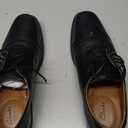 Clarks Men's Tilden Cap Oxford, Black Leather, 9 M US