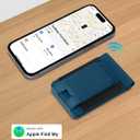 TopMade for MagSafe Wallet with Money Clip, Works with Apple Find My, Magnetic Wallet for iPhone 17/16/15/14/13/12 Series, for iPhone Wallet Stand with Finder Tracker, Dark Blue