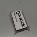 NOVLOCK Locker Lock for Gym, School, Home & Work |4-Digit Combination Padlock | 1-Pack, Black/Orange