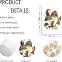 3Pcs Woodland Safari Animals Nursery Canvas Wall Art Baby Jungle Small Animal Wall Decor Pictures Tree Bear Rabbit Fox Hedgehog Kids Posters Prints for Classroom Children Bedroom Decoration Unframed