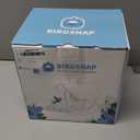 birdsnap P33 - Smart Bird Feeder with Camera Solar Powered, 2K Video Bird Camera Feeder Live with 32GB Card, AI Identify Feather Species, Auto Record in Backyard, Ideal Gift for Birds Lover (Brown)