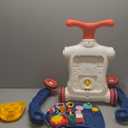 HYES 5 in 1 Baby Push Walker for Baby Boy, Activity Center Learning to Walk, Sit to Stand, Early Learning Push Toys for Infant 12 Months, Walking Toys Gift for Toddler Boys, Blue