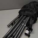 Windproof Boat Cover Support Pole System 1/2 Pcs with Adjustable Heights & Tripod Base, Telescoping Steel Furniture Cover Support Poles 22"-49" with Rope & Storage Bag (2 PCS)