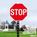 2 x ANLEY Stop Sign 12 X 12 In - Diamond Grade Reflective at Nights - 40 Mil Thick Rust-Free Aluminum - Easy Mounting - Street Road Slow Warning Metal Warning Signs Octagon Outdoor Use