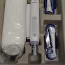 OralB iO Deep Clean Rechargeable Electric Powered Toothbrush, White with iO Series 3 Limited, 2 Brush Heads and Travel Case  Pressure Sensor to Protect Gums  3 Cleaning Settings  2 Minute Timer
