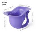 Newborn Baby Potty- the Diaper-Free Solution for Indoor & Outdoor Elimination Communication; Cute Fish Design (Purple)