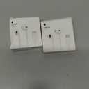 2 x Apple EarPods Headphones with USB-C Plug, Wired Ear Buds with Built-in Remote to Control Music, Phone Calls, and Volume