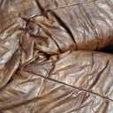 Hobestluk Giant Bean Bag Chair Lazy Floor Sofa, Memory Foam Fireside Sofa for Adults, Big Beanbag Faux Leather Armless Chair for Living Room Bedroom Dorm Office (Brown, Single), 20"D x 20"W x 20"H