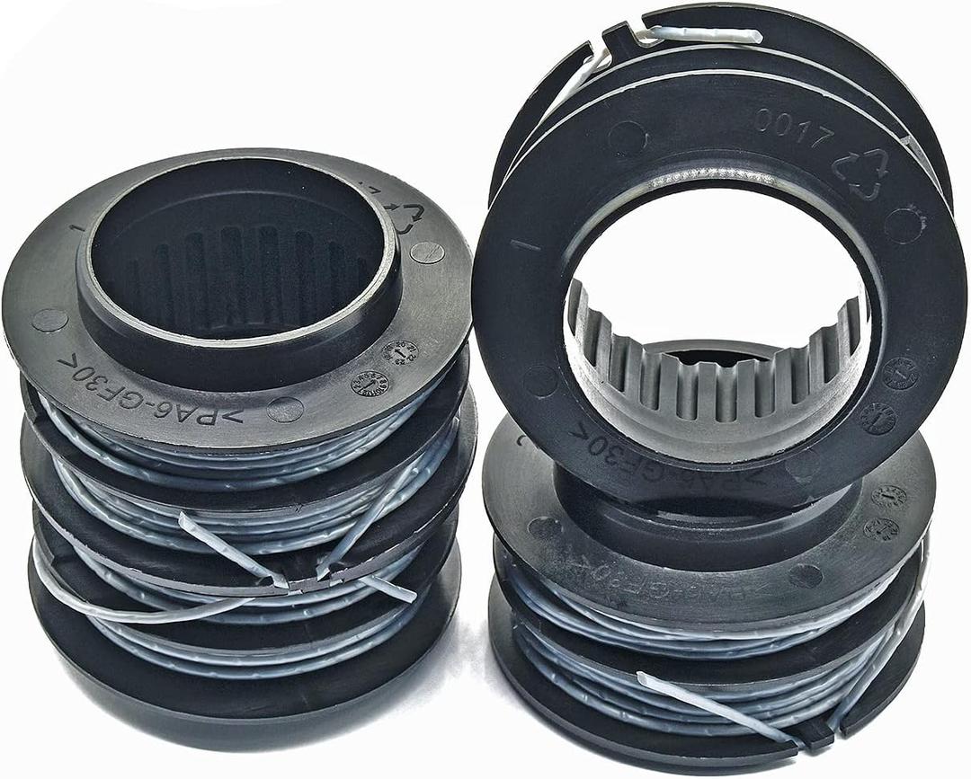 88616 0.080" 30 ft Dual line & Spool Compatible with Toro 60v Max Flex-Force Power System 13" and 13"/15" Trimmers Models 51881 51834 51821 51831 51831T (4 Pack)