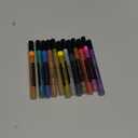 ARTISTRO 12 Glitter Paint Pens Sparkly and Shiny for Rock Painting, Stone, Ceramic, Glass, Wood, Fabric, Scrapbooking, DIY Craft Making, Coloring, Acrylic Glitter Markers Extra-Fine Tip 0.7mm