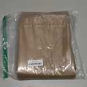 LIBERECOO Vinyl Tablecloth with Flannel Backing, Flaxen, Waterproof, Stain-Resistant, Easy-Clean Table Cover for Dining, Kitchen, and Outdoor Use, 60" x 102" Rectangle