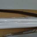 AIZESI 41-144 Inch Heavy Duty White Tension Curtain Rod - No Drilling, Adjustable, Rust-Resistant for Outdoor, Living Room, Window, Bathroom