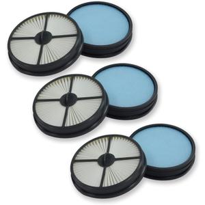PUREBURG 440005515 440005516 Replacement Filter Set Compatible with Hoover UH72460 Air Lite Corded Bagless Multi-Cyclonic Lightweight Upright Vacuum,Air Clean Dust,3-Pack (6 Filters)