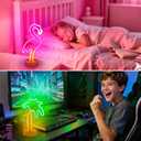 UrsaMajor 2 Pack Neon Signs, Pink Flamingo & Neon Palm Tree, USB/Battery Powered, Energy Efficient, Decor Lights for Girls Bedroom, Party, Dining Tables, Office desk, Valentine Gifts
