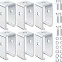 Channel Trolley Track Hanger Bracket for Unistrut Strut Channel,All 1-5/8" Strut Channel Heavy-Duty Track Intermediate Support Hanger Track Intermediate Support Hanger (6 Pcs Set)